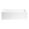 Alfi Brand White 33" x 18" Reversible Fluted / Smooth Sgl Bowl Fireclay Farm Sink AB3318HS-W - alternate 5